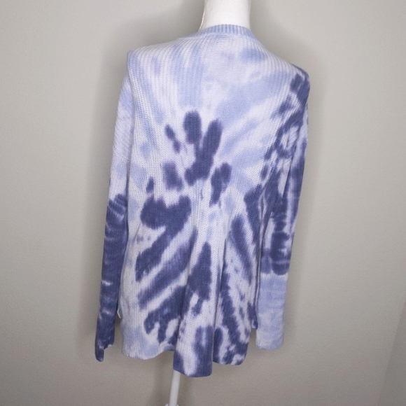 Belldini Blue Tie Dye Sweater Pullover Long Sleeve Knit Nordstrom New Women’s - Picture 4 of 9